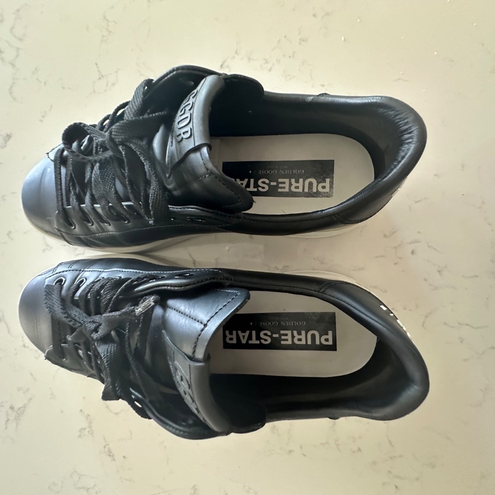 Golden Goose Men's Pure Star - Black - Size 41 - Picture 3 of 16
